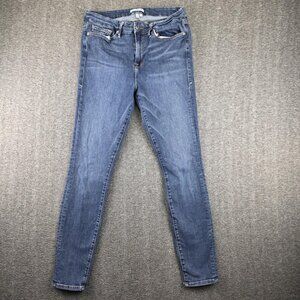 Good American Good Legs Jeans Womens 14/32 Blue Mid Rise Skinny Stretch Denim
